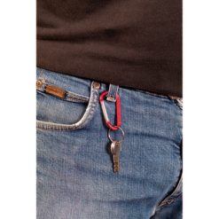 Brelok do kluczy, karabińczyk | Ebele z nadrukiem Twojego logo, materiał: aluminium, kolor: czarny Brelok do kluczy, karabińczyk | Ebele z nadrukiem Twojego logo, materiał: aluminium, kolor: czarny