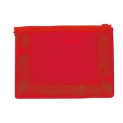 Kosmetyczka z nadrukiem Twojego logo, materiał: pvc, kolor: czerwony Kosmetyczka z nadrukiem Twojego logo, materiał: pvc, kolor: czerwony