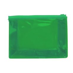 Kosmetyczka z nadrukiem Twojego logo, materiał: pvc, kolor: zielony Kosmetyczka z nadrukiem Twojego logo, materiał: pvc, kolor: zielony