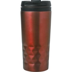 Kubek termiczny 300 ml z nadrukiem Twojego logo, materiał: stal nierdzewna, stal, kolor: czerwony
