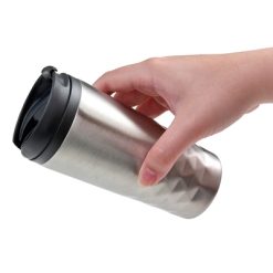 Kubek termiczny 300 ml z nadrukiem Twojego logo, materiał: stal nierdzewna, stal, kolor: biały Kubek termiczny 300 ml z nadrukiem Twojego logo, materiał: stal nierdzewna, stal, kolor: biały