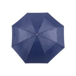 Parasol manualny, składany z nadrukiem Twojego logo, materiał: metal, poliester, kolor: granatowy