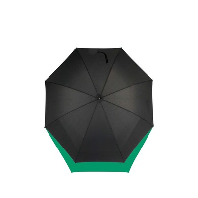 Parasol automatyczny, parasol okapek | Chandler z nadrukiem Twojego logo, materiał: metal, plastik, pongee, kolor: zielony