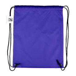 Worek ze sznurkiem RPET B'RIGHT | Ruth z nadrukiem Twojego logo, materiał: rpet, kolor: granatowy