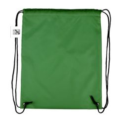 Worek ze sznurkiem RPET B'RIGHT | Ruth z nadrukiem Twojego logo, materiał: rpet, kolor: zielony Worek ze sznurkiem RPET B'RIGHT | Ruth z nadrukiem Twojego logo, materiał: rpet, kolor: zielony