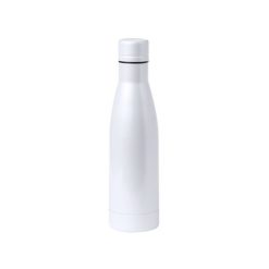Butelka termiczna 500 ml z nadrukiem Twojego logo, materiał: stal nierdzewna, stal, kolor: biały