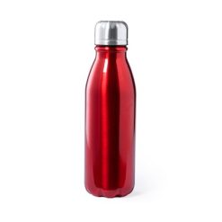 Butelka sportowa 550 ml z nadrukiem Twojego logo, materiał: aluminium, kolor: czerwony Butelka sportowa 550 ml z nadrukiem Twojego logo, materiał: aluminium, kolor: czerwony
