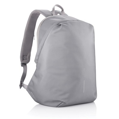 Bobby Soft, plecak na laptopa 15,6" RPET, chroniący przed kieszonkowcami z nadrukiem Twojego logo, materiał: poliester, rpet, kolor: szary