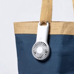 Wentylator kieszonkowy z nadrukiem Twojego logo, materiał: plastik, kolor: biały Wentylator kieszonkowy z nadrukiem Twojego logo, materiał: plastik, kolor: biały