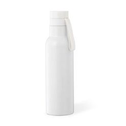 Butelka termiczna 530 ml z nadrukiem Twojego logo, materiał: stal nierdzewna, stal, kolor: biały