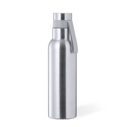 Butelka termiczna 530 ml z nadrukiem Twojego logo, materiał: stal nierdzewna, stal, kolor: szary