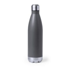 Butelka termiczna 750 ml z nadrukiem Twojego logo, materiał: stal nierdzewna, stal, kolor: szary
