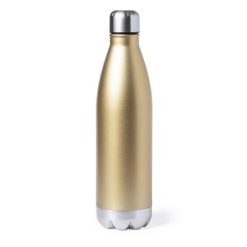 Butelka termiczna 750 ml z nadrukiem Twojego logo, materiał: stal nierdzewna, stal, kolor: złoty