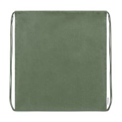 Worek ze sznurkiem z bawełny organicznej z nadrukiem Twojego logo, materiał: bawełna, kolor: zielony Worek ze sznurkiem z bawełny organicznej z nadrukiem Twojego logo, materiał: bawełna, kolor: zielony