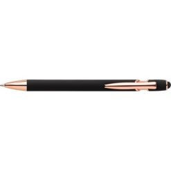 Długopis z nadrukiem Twojego logo, materiał: plastik, aluminium, stal, kolor: czarny