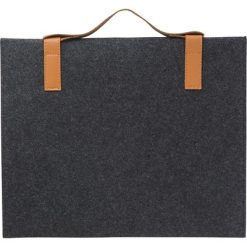 Torba na laptopa 14" z filcu RPET z nadrukiem Twojego logo, materiał: rpet, filc, kolor: grafitowy Torba na laptopa 14" z filcu RPET z nadrukiem Twojego logo, materiał: rpet, filc, kolor: grafitowy