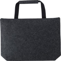 Torba na laptopa 15" z filcu RPET z nadrukiem Twojego logo, materiał: rpet, filc, kolor: grafitowy Torba na laptopa 15" z filcu RPET z nadrukiem Twojego logo, materiał: rpet, filc, kolor: grafitowy