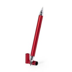 Długopis 2 w 1, "wieczny" ołówek z nadrukiem Twojego logo, materiał: plastik, kolor: czerwony