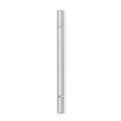 Długopis 2 w 1, "wieczny" ołówek z nadrukiem Twojego logo, materiał: plastik, kolor: srebrny