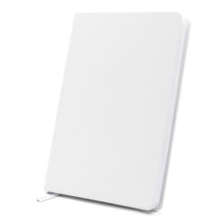 Notatnik A5 | Lars z nadrukiem Twojego logo, materiał: karton, papier, kolor: biały Notatnik A5 | Lars z nadrukiem Twojego logo, materiał: karton, papier, kolor: biały