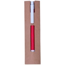 Etui na artykuły piśmienne z kartonu z recyklingu z nadrukiem Twojego logo, materiał: karton, kolor: neutralny Etui na artykuły piśmienne z kartonu z recyklingu z nadrukiem Twojego logo, materiał: karton, kolor: neutralny