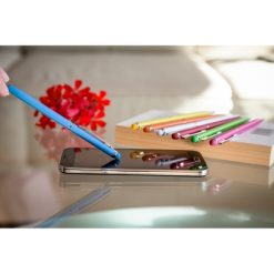 Długopis, touch pen | Dennis z nadrukiem Twojego logo, materiał: aluminium, kolor: biały Długopis, touch pen | Dennis z nadrukiem Twojego logo, materiał: aluminium, kolor: biały