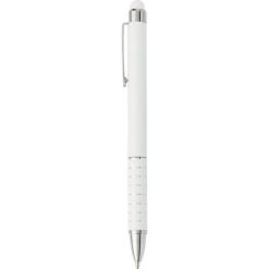 Długopis, touch pen z nadrukiem Twojego logo, materiał: aluminium, guma, kolor: biały Długopis, touch pen z nadrukiem Twojego logo, materiał: aluminium, guma, kolor: biały