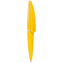 Mini długopis z nadrukiem Twojego logo, materiał: plastik, kolor: żółty