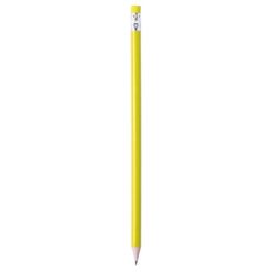 Ołówek z nadrukiem Twojego logo, materiał: drewno, kolor: żółty