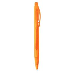 Długopis z nadrukiem Twojego logo, materiał: plastik, kolor: pomarańczowy