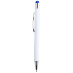 Długopis, touch pen z nadrukiem Twojego logo, materiał: aluminium, kolor: niebieski