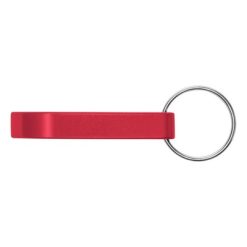 Brelok do kluczy, otwieracz do butelek | Macie z nadrukiem Twojego logo, materiał: aluminium, kolor: czerwony Brelok do kluczy, otwieracz do butelek | Macie z nadrukiem Twojego logo, materiał: aluminium, kolor: czerwony