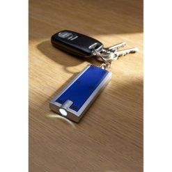 Brelok do kluczy, lampka 1 LED z nadrukiem Twojego logo, materiał: plastik, kolor: czarny Brelok do kluczy, lampka 1 LED z nadrukiem Twojego logo, materiał: plastik, kolor: czarny