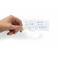 Lupa z nadrukiem Twojego logo, materiał: pvc, kolor: biały Lupa z nadrukiem Twojego logo, materiał: pvc, kolor: biały