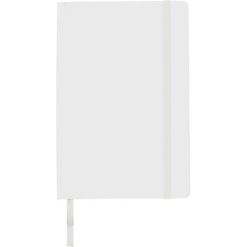 Notatnik ok. A5 z nadrukiem Twojego logo, materiał: karton, pu, papier, kolor: biały Notatnik ok. A5 z nadrukiem Twojego logo, materiał: karton, pu, papier, kolor: biały