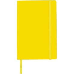 Notatnik ok. A5 z nadrukiem Twojego logo, materiał: karton, pu, papier, kolor: żółty