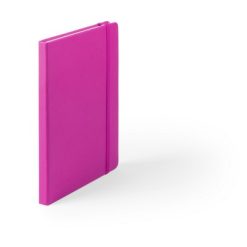 Notatnik A5 z nadrukiem Twojego logo, materiał: pu, kolor: fuksja Notatnik A5 z nadrukiem Twojego logo, materiał: pu, kolor: fuksja