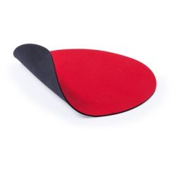 Podkładka pod mysz z nadrukiem Twojego logo, materiał: poliester, silikon, kolor: czerwony Podkładka pod mysz z nadrukiem Twojego logo, materiał: poliester, silikon, kolor: czerwony