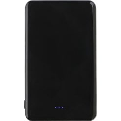 Power bank 5000 mAh z nadrukiem Twojego logo, materiał: plastik, kolor: czarny Power bank 5000 mAh z nadrukiem Twojego logo, materiał: plastik, kolor: czarny