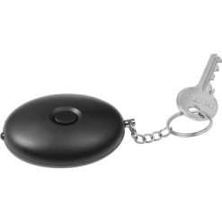 Alarm osobisty z nadrukiem Twojego logo, materiał: plastik, kolor: czarny Alarm osobisty z nadrukiem Twojego logo, materiał: plastik, kolor: czarny