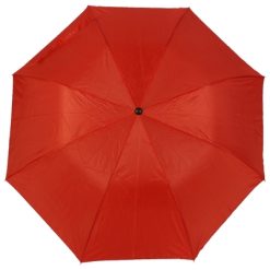 Parasol manualny, składany z nadrukiem Twojego logo, materiał: metal, plastik, poliester, kolor: czerwony Parasol manualny, składany z nadrukiem Twojego logo, materiał: metal, plastik, poliester, kolor: czerwony