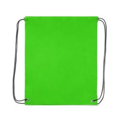 Worek ze sznurkiem z nadrukiem Twojego logo, materiał: poliester, kolor: jasnozielony