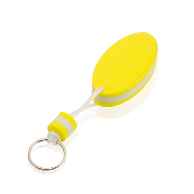 Pływający brelok do kluczy z nadrukiem Twojego logo, materiał: eva, kolor: żółty