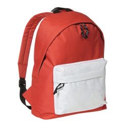 Plecak z nadrukiem Twojego logo, materiał: poliester, kolor: biało-czerwony
