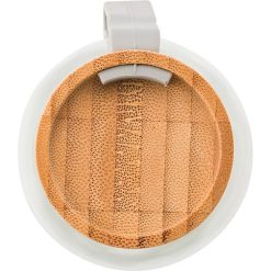 Szklana butelka 600 ml z nadrukiem Twojego logo, materiał: bambus, szkło, kolor: brązowy Szklana butelka 600 ml z nadrukiem Twojego logo, materiał: bambus, szkło, kolor: brązowy