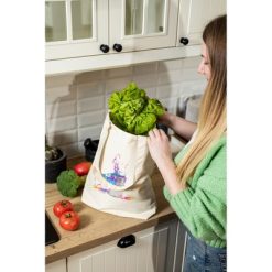 Torba bawełniana na zakupy B'RIGHT | Clem z nadrukiem Twojego logo, materiał: bawełna, kolor: beżowy