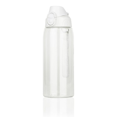 Butelka sportowa 750 ml Air Gifts | Terry z nadrukiem Twojego logo, materiał: tritan, kolor: biały