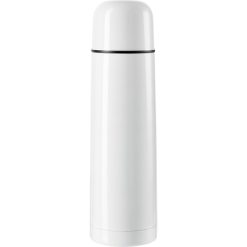 Termos 500 ml z nadrukiem Twojego logo, materiał: plastik, stal nierdzewna, stal, kolor: biały Termos 500 ml z nadrukiem Twojego logo, materiał: plastik, stal nierdzewna, stal, kolor: biały