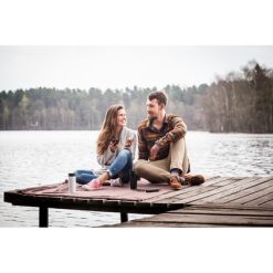 Kubek termiczny 375 ml Air Gifts | Lottie z nadrukiem Twojego logo, materiał: plastik, stal nierdzewna, stal, kolor: czarny