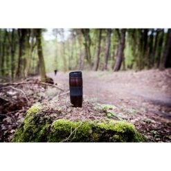 Kubek termiczny 375 ml Air Gifts | Jason z nadrukiem Twojego logo, materiał: plastik, guma, stal nierdzewna, stal, kolor: burgund